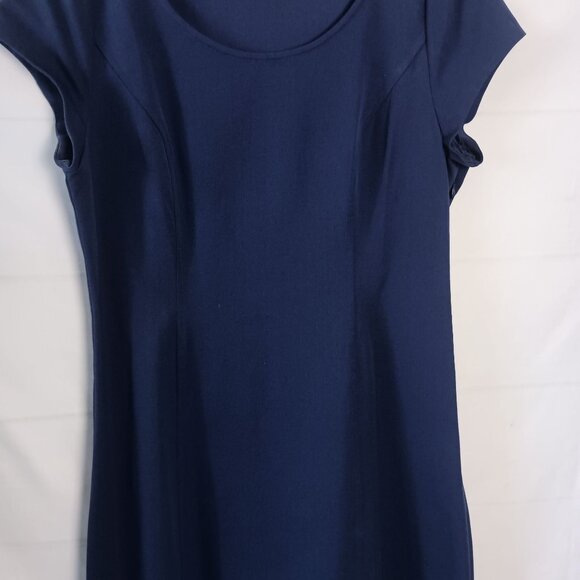 Isaac Mizrahi Live Royal Blue Stretch Dress Women’s Size 12 Great Cond - Picture 7 of 8